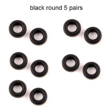  10Pairs/lot Anti Slip Silicone Glasses Ear Hooks For Kids And Adults Round Grips Eyeglasses Sports Temple Tips Soft Ear Hook 