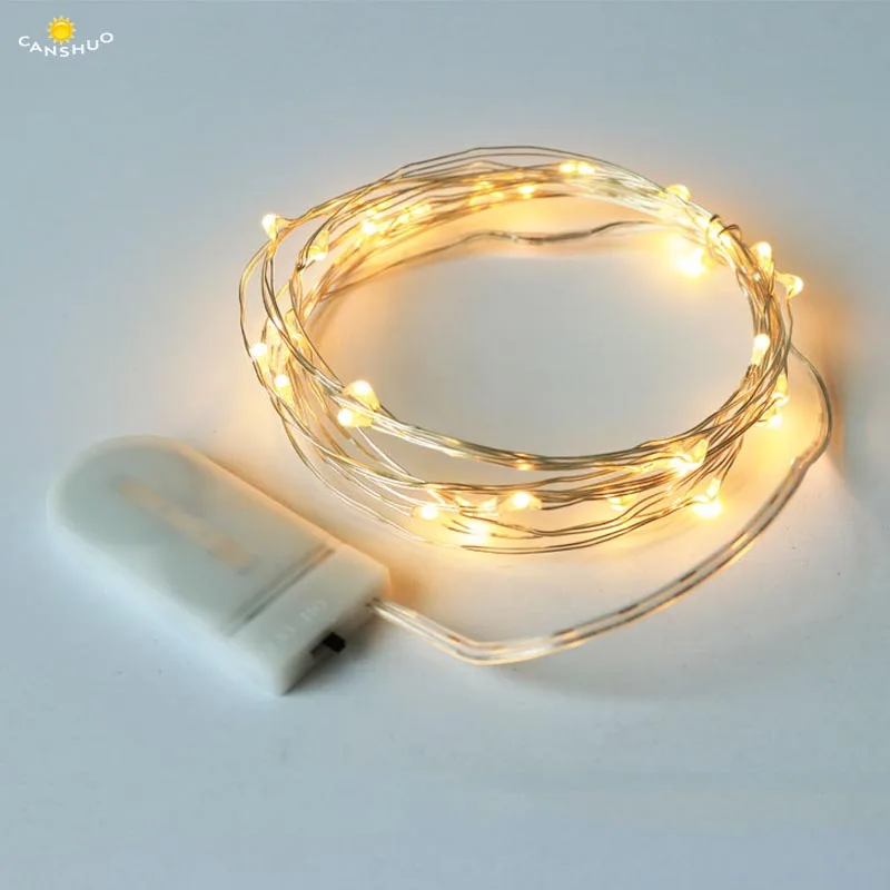 

New String Lights 2M 10M Strings Copper Wire Battery Solar Operated Christmas Wedding Party Decoration LED String Fairy Lights