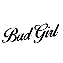 

15*5.2cm Bad Girl Car Bumper Decal Art Sticker Picture Funny Humour Naughty Dirty Sexy Brief Literary Be Different Car Sticker