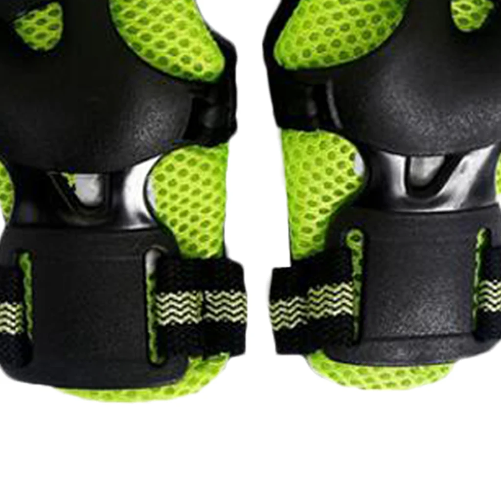 1 Set 6 Pieces Kids Children Bicycle Inline & Roller Skating Scooter Knee/ Wrist / Elbow Pads Gear Guard Protector Boys Girls 