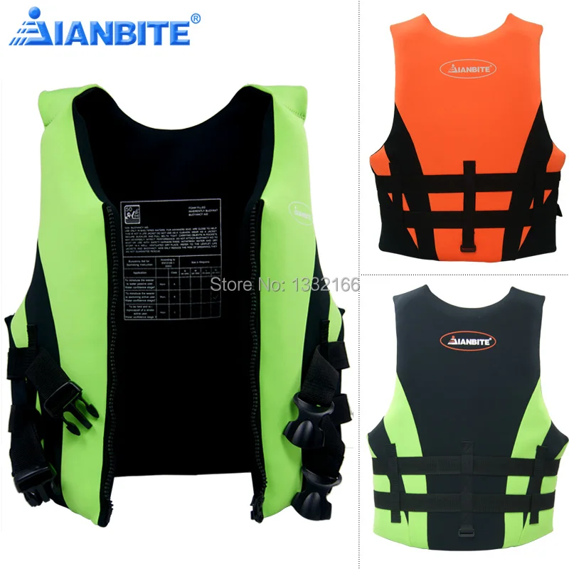 

Free shipping adult child professional life vest incubation fishing services Swimming Life Jacket Vest+Whistle for Adult