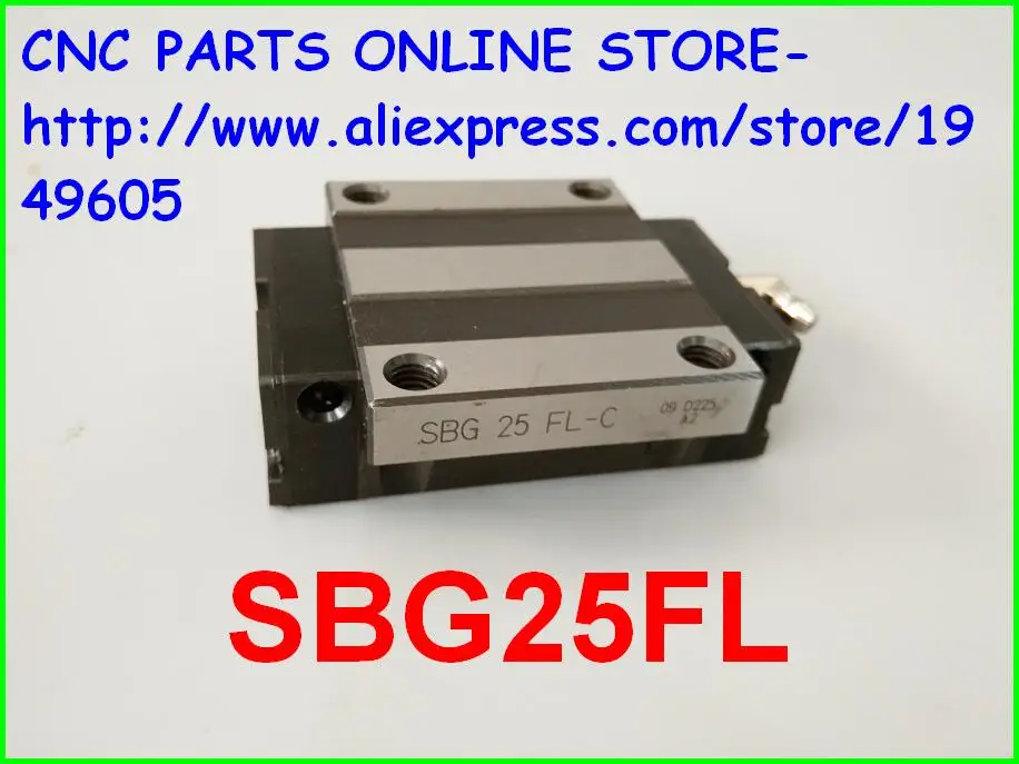 2pcs Korea SBC linear guide bearing SBG25FL Cin Linear Guides from