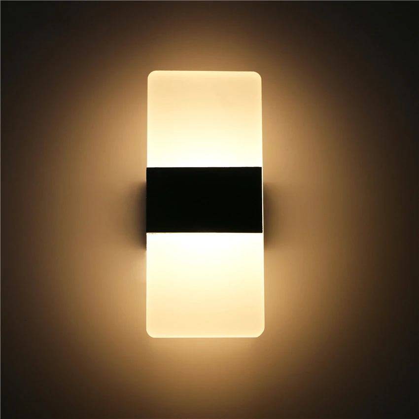 LED duvar lambası yukarı ve aşağı duvar ışık alüminyum duvar koridor