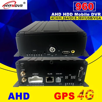 

HYFMDVR new listing sd + hard disk monitoring host ahd 720p megapixel 4g gps mobile dvr tanker / sanitation truck / truck / taxi