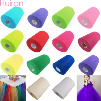 

Huiran 15 25cm Tulle Roll 100 Yards Sequin Spool Girls Tutu Skirt DIY Organza Wedding Birthday Party Decor Baby Shower Favors