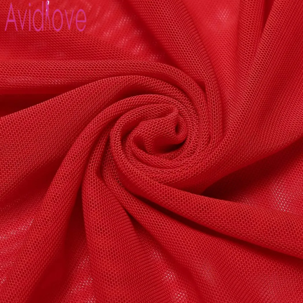 Avidlove цветочное кружевное прозрачное Babydoll Chemise нижнее белье мини сексуальное