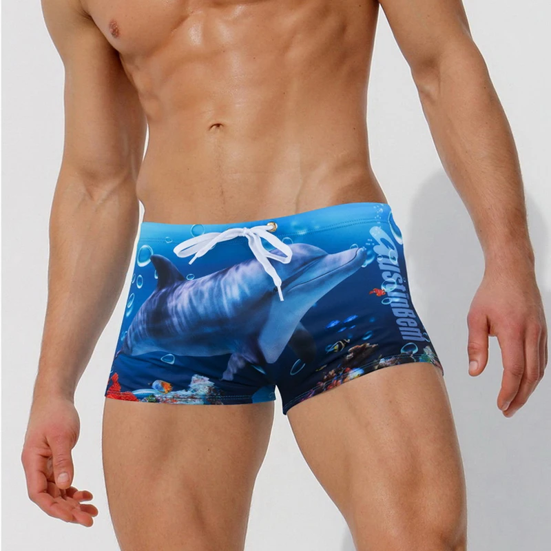 mens mermaid swim trunks