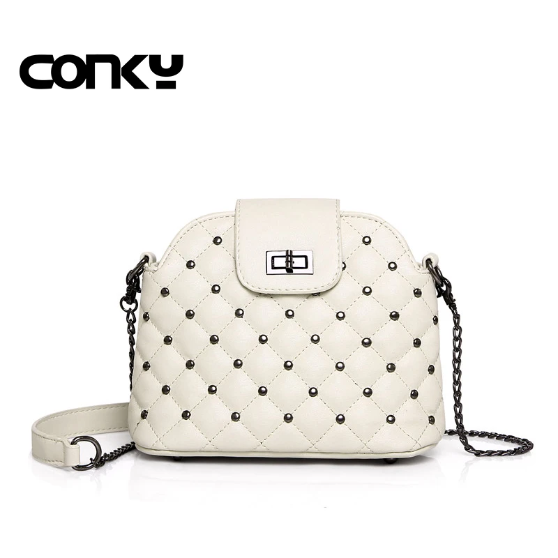 Best Deal New 1PC Maison Fabre 2016 Women Messenger Bags Rivet Chain