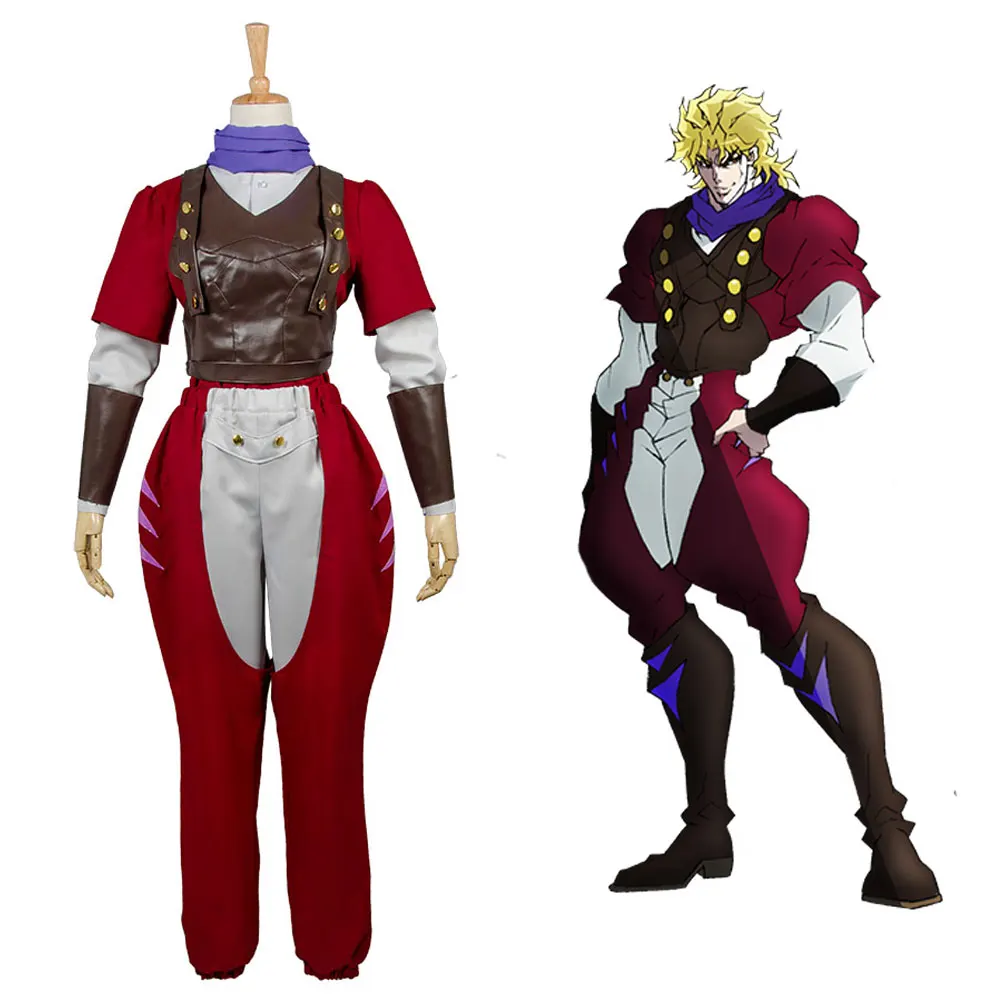Костюм для косплея Джоджо из невероятных приключений PB Dio Brando Phantom Eyes of Heaven с