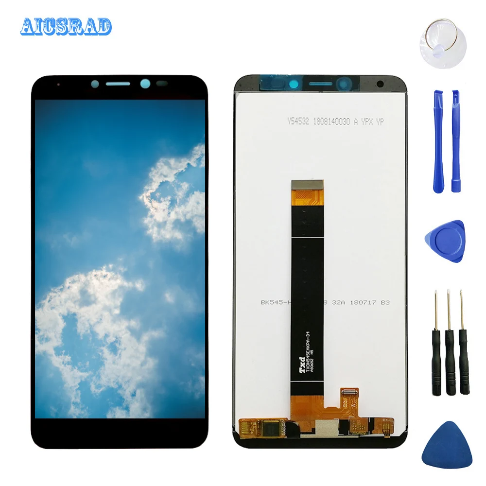 

AICSRAD 1440*720 5.45 inches For wiko harry 2 LCD Display + Touch Screen Assembly Replacement harry2 +Tools