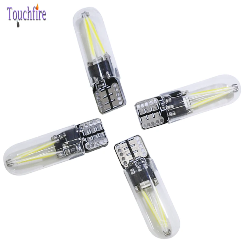 1 шт. светодиодный W5W T10 194 12V COB 8SMD силиконовый Стоянкы Автомобилей автомобиля Клин