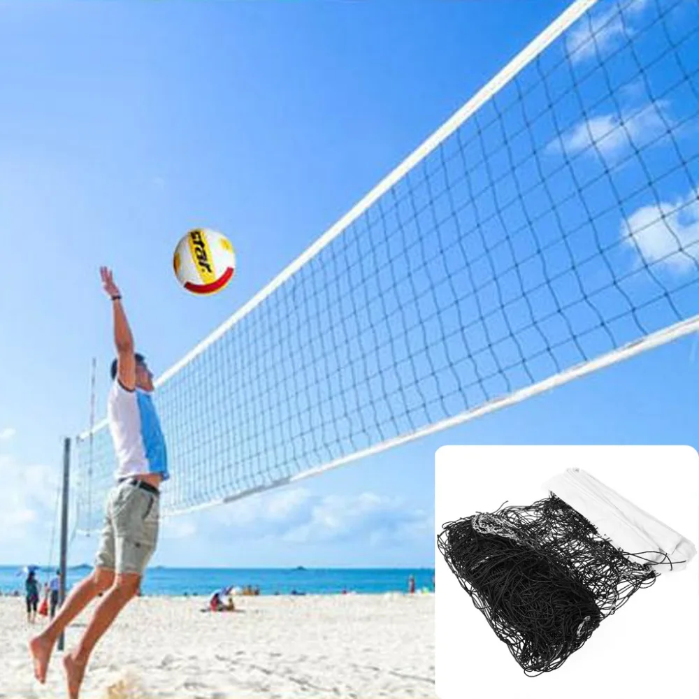 Универсальный Стиль 9,5x1 м волейбольная сетка полиэтиленовый материал пляжный волейбольная сетка