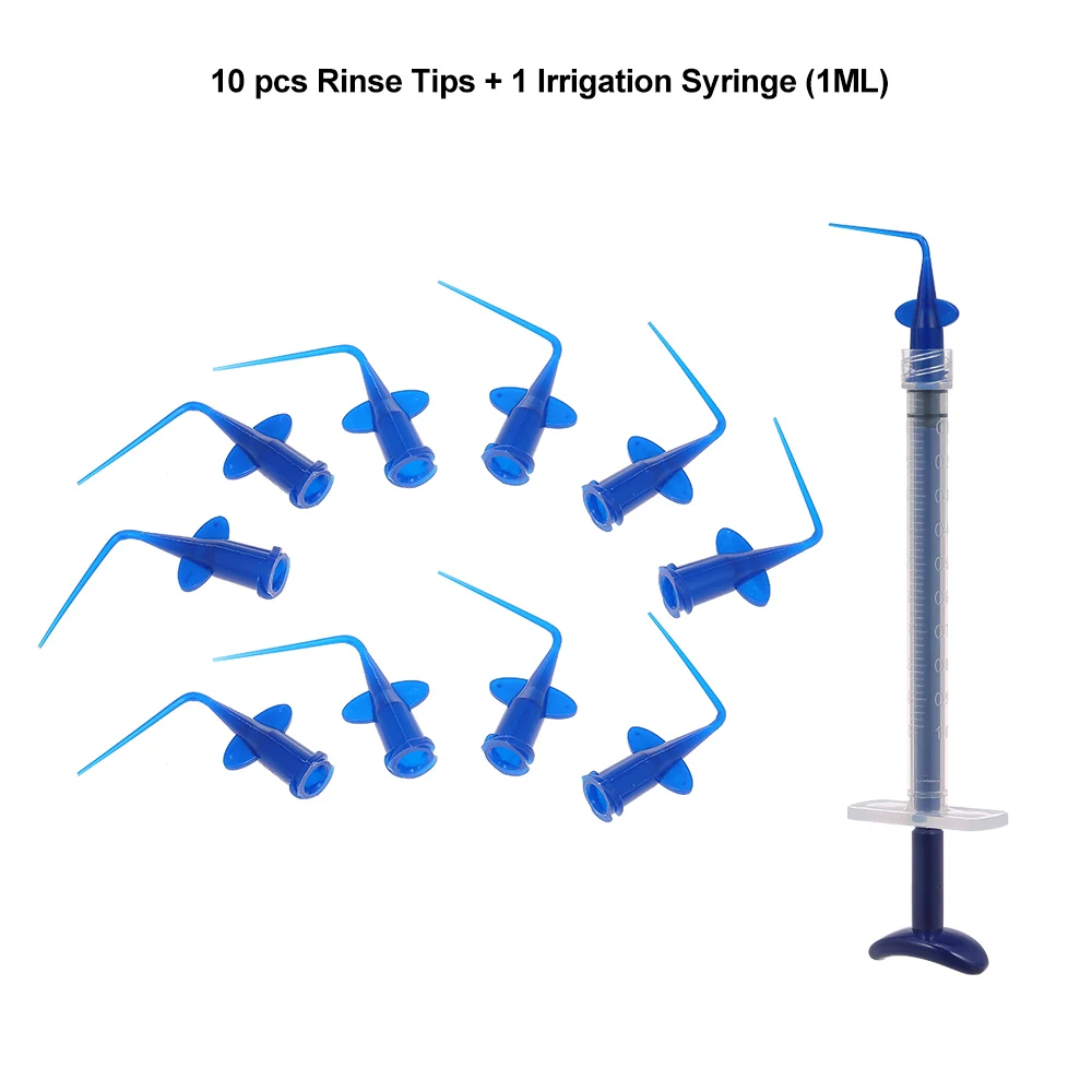 10 шт. орошения ополаскиватель советы Стоматологическое отбеливание зубов гибкий, композитный смолы ополаскиватель Эндо зубные Шприц Набор