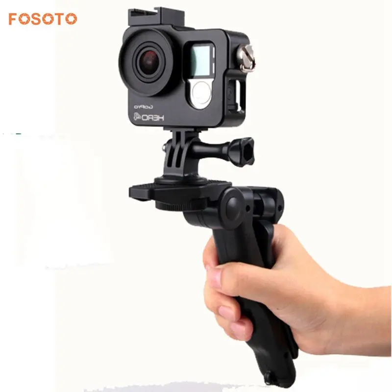 Aliexpress Buy Fosoto 4in1GoPro Accessories Mini Camera Tripod