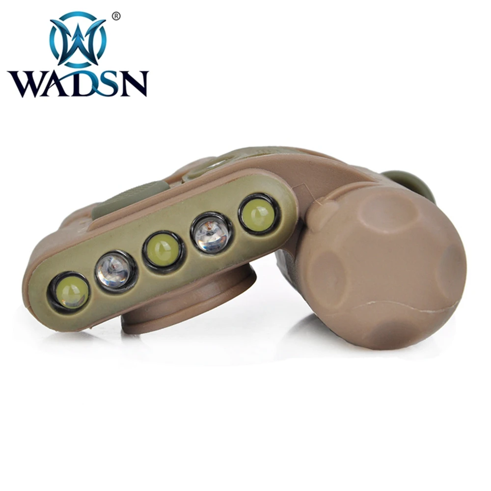 Luzes da Arma Wadsn Airsoft Capacete Luz Branca Vermelho ir Led ii Lanterna Tática Softair Scout Wex029 Gen 2 14 Wadsn airsoft gen 2 capacete luz branca
