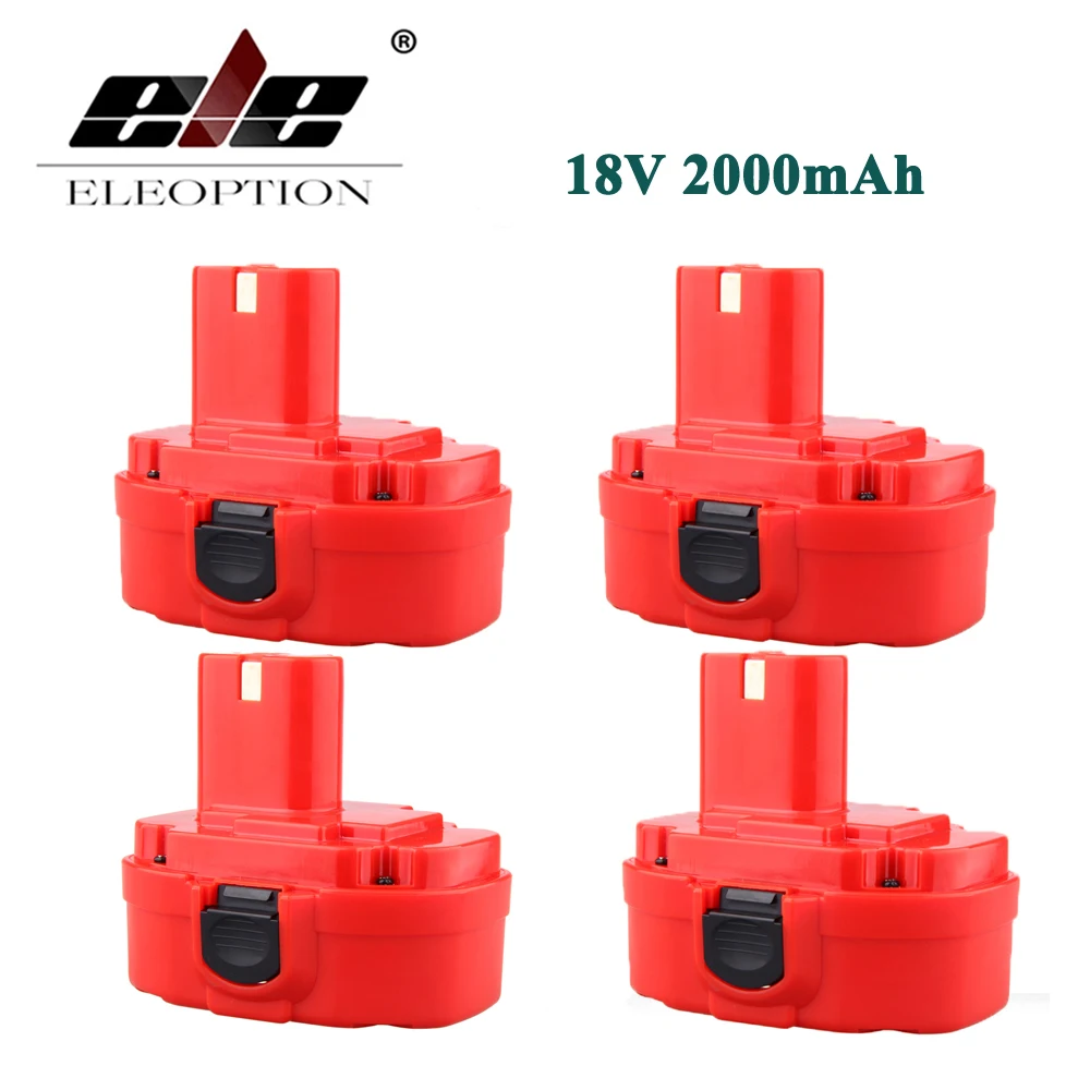 4PCS High Quality 18V 2.0AH 2000mAh Ni CD Rechargeable Power Tool