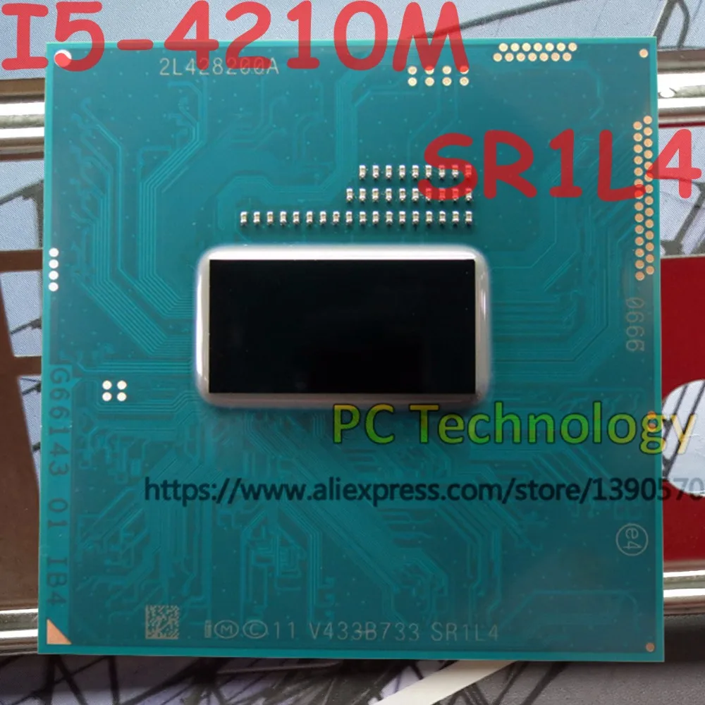 Оригинальный процессор Intel Core SR1L4 I5 4210M 2 6 ГГц L3 = 8 м двухъядерный Бесплатная