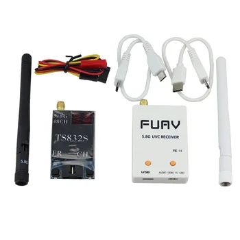 

TS832 48CH With Mini 5.8G OTG 150CH Mini FPV Receiver UVC Video Downlink Android Phone Receiver