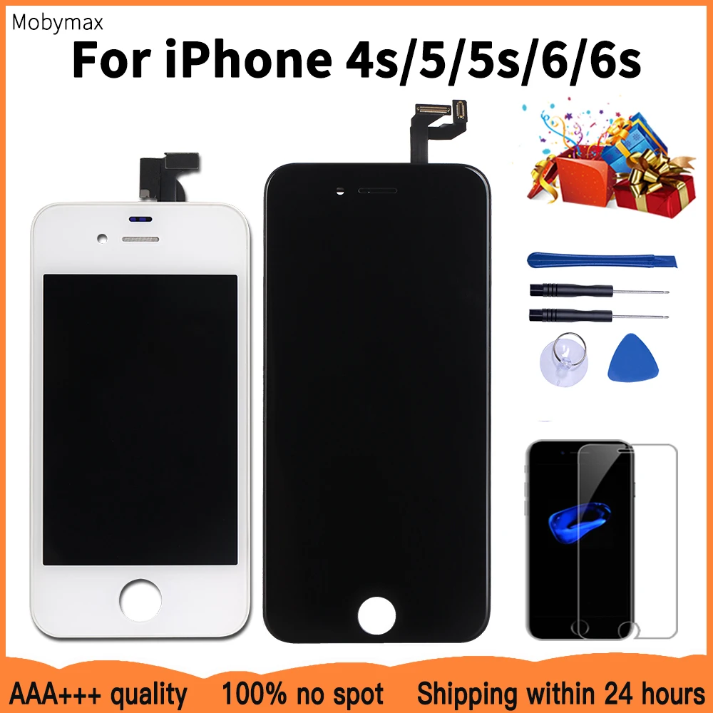 

No Dead Pixel for iPhone 5s 5 LCD Display AAA+++ LCD Module With Touch Screen Digitizer Assembly Replacement for iPhone 6S 6 4s