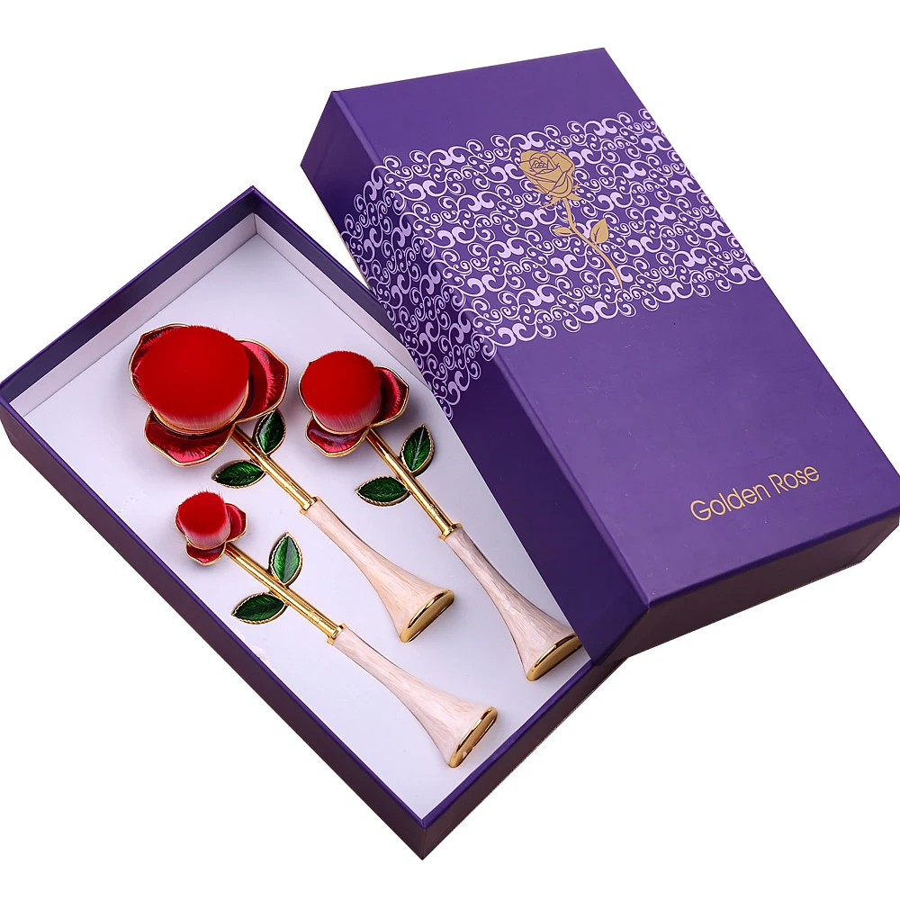 

Beauty and the Beast Makeup Brushes Set Kabuki Brush Face Makeup Brush Powder Foundation Blush Cosmetics Beauty Tool With Box