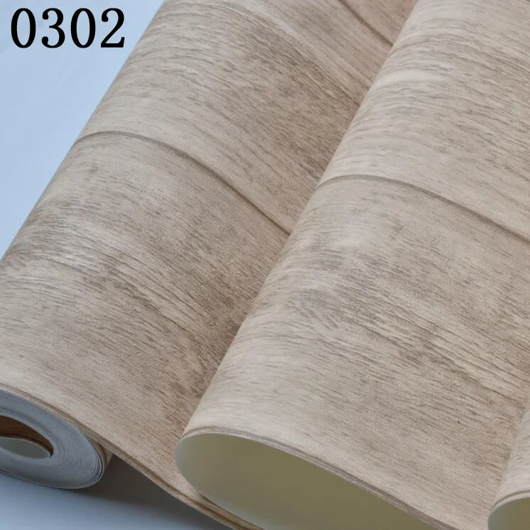 Modern Simple 3D Wooden Wallpaper For Walls Vinyl Wall Paper Rolls For Bedroom Living Room Sofa TV background Decor