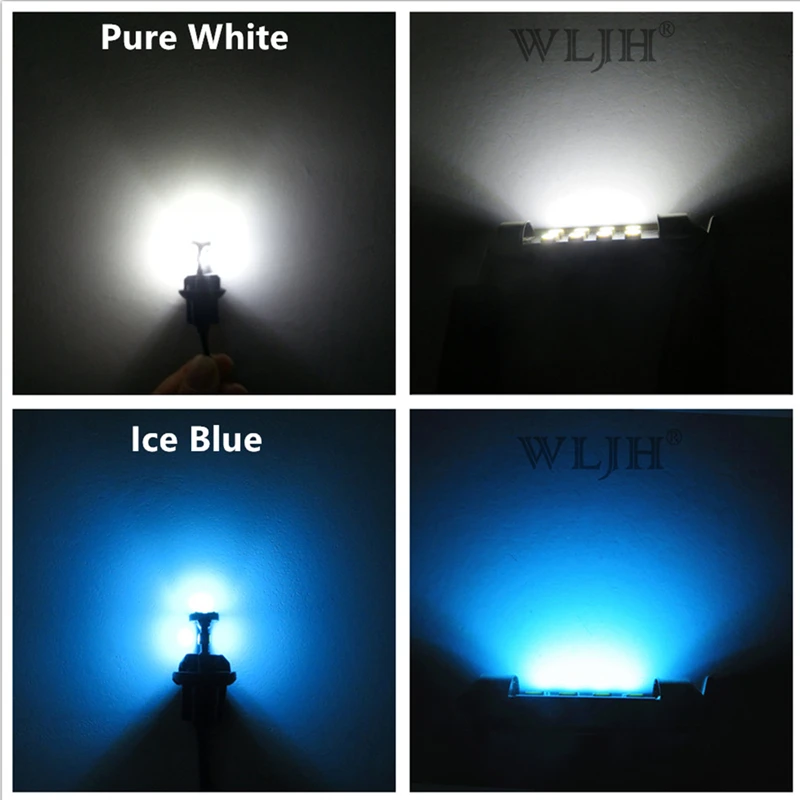 Canbus sem Erro Poça da Zona dos Pés Interior para Bmw Kit de Luz Wljh Pure White Dome Vaidade Luz Tronco Levou x5 E70 2007-2020 20x Car 5 trunk light