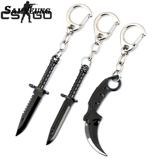 samyeung csgo knife keychains