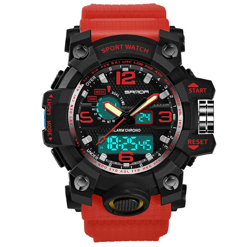 

Zerotime #401 2019 NEW FASHION Colourful Sport Watch Double Display Cold Light Electronic Waterproof Luxury Free Shipping