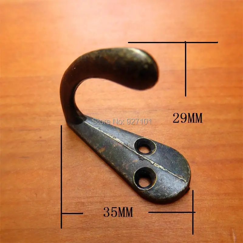 13*35*29mm alloy clothes hooks antique door hook wall hanger home