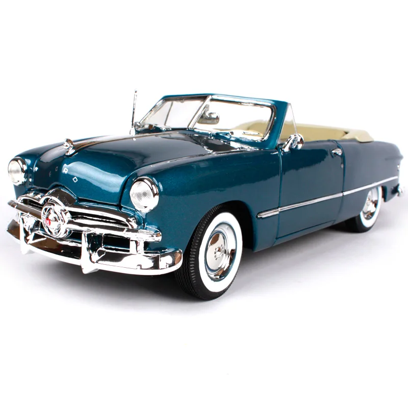 Maisto 1:18 винтажная модель автомобиля ford серого и синего цвета 270*100*85 мм коллекция