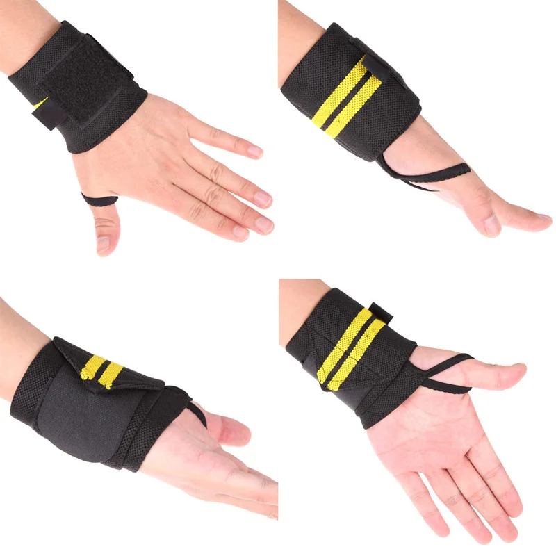 New 2X Wrist Weight Lifting Training Straps Support Grip font b Glove b font Body Building