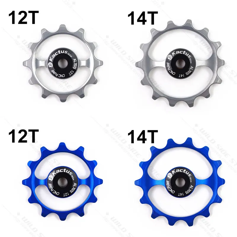 KACTUS 12T 14T Jockey колеса алюминиевый сплав Япония Импорт стали шарикоподшипники велосипед задний переключатель шкив Jockey колеса