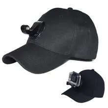 Регулируемая холщовая Солнцезащитная шляпа с креплением на камеру для Gopro Hero 5 4 3+ SJ4000 SJ5000 SJ6000 xiaomi yi 4k Eken H9 H9R H8