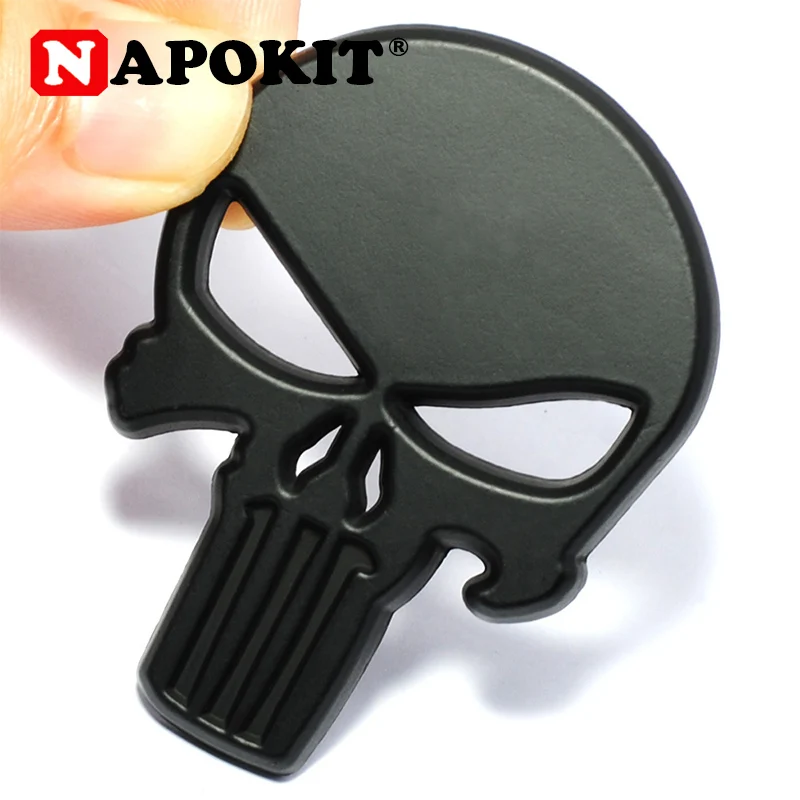 

Auto Car Truck Body Badge 3D Skull Sticker Metal Decal Emblem for Infiniti QX80 FX35 G25 Q70 Qx60 Chrysler Jeep All Car Styling