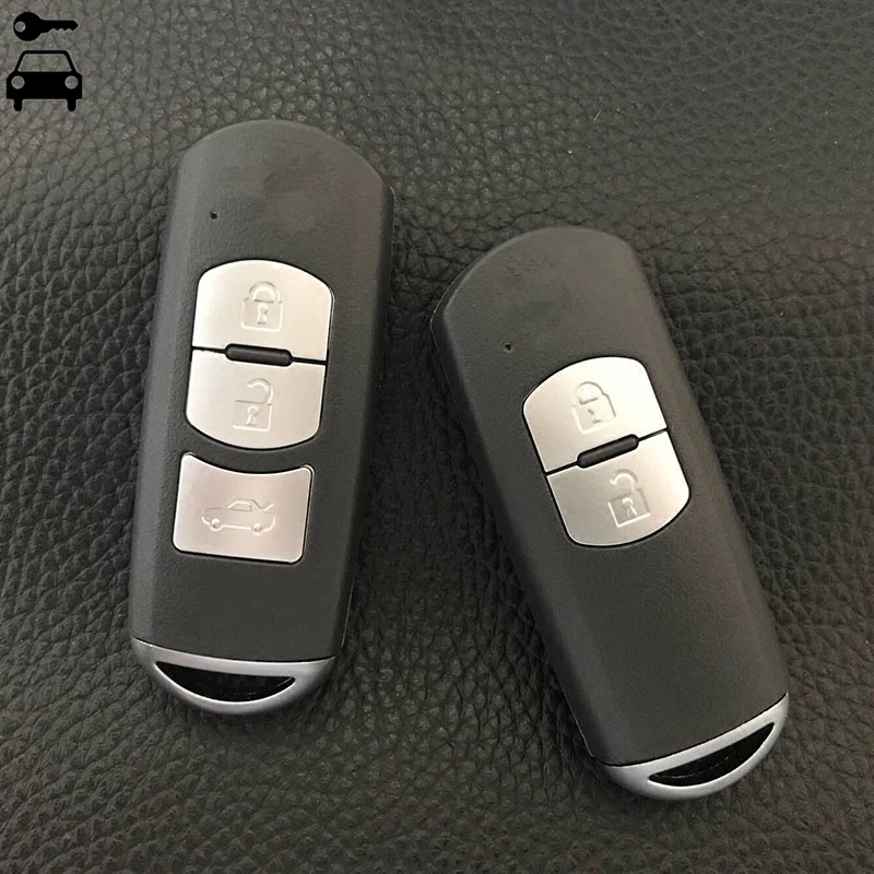 

Car 3 Buttons/2 Buttons Smart Remote Key 433mhz with ID49 Chip for Mazda M3 Axela 2018 Year Model SKE13E-01 Remote Control