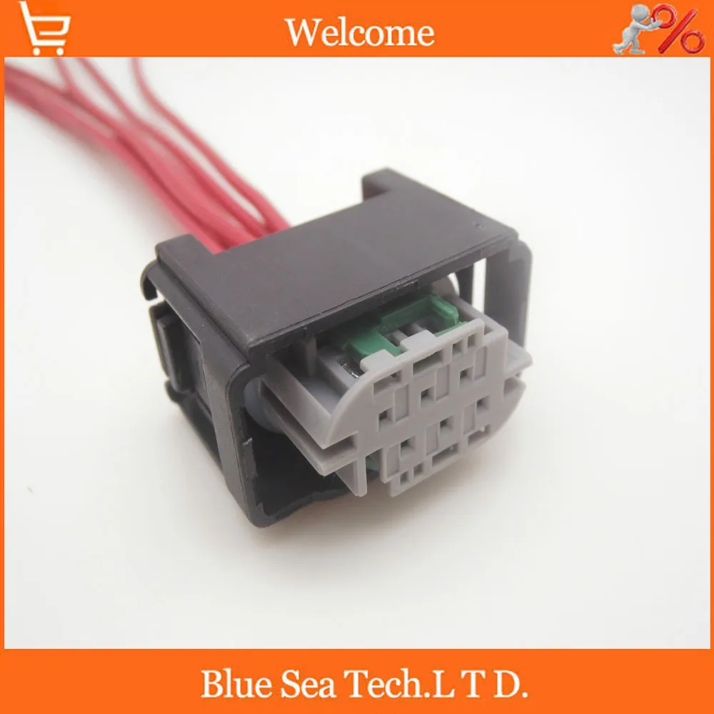 

2 PCS 6 Pin/way auto restrictor sensor plug with 13CM cable,auto wire electrical plug for BMW