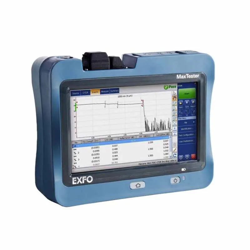 

EXFO OTDR MaxTester-730C-SM-1310/1550/1625dB-39/38/39dB Touch Screen MAX730C-IOLM Fiber Optical Time Domain Reflectometer