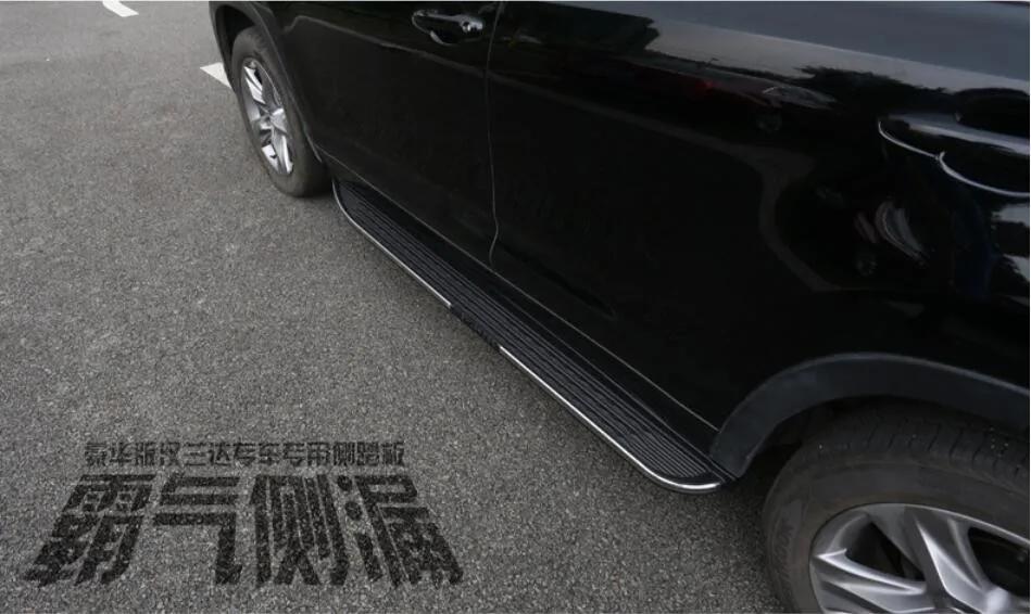 Для Toyota Highlander. автомобильные ходовые доски Авто боковой шаг бар педали Высокое качество дизайн Nerf баров