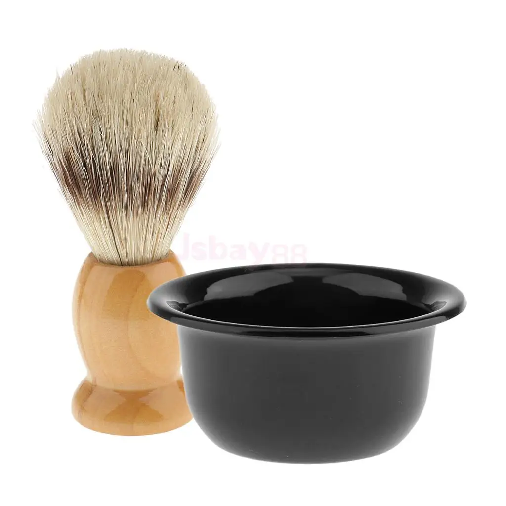 Buy Soft Salon Barber Bristles Shaving Brushes with