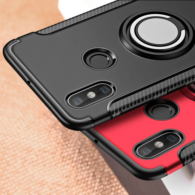 

Finger Ring 360 Full Protect Case Xiaomi Redmi Note 5 Note 5A Redmi Note 5 Pro 5 Plus Armor Hybrid Cover Silicon Case Xiaomi Mi8