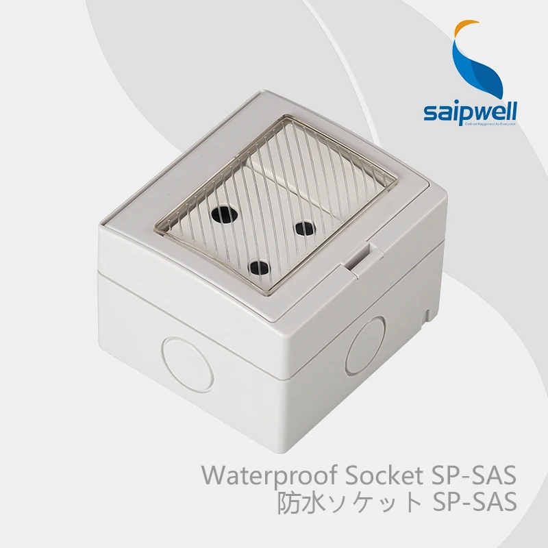 

Saipwell Electrical Plugs & Sockets double control switch Waterproof IP55 South Africa Style (SP-SAS)