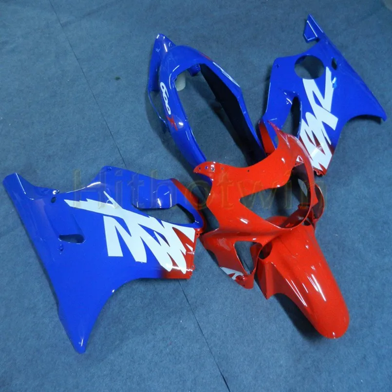 E Пользовательский Корпус мотоцикла для HONDA CBR600F4 1999-2000 CBR 600 F4 ABS обтекатель+ 5 подарков+ литьевая форма Красный Черный - Цвет: E