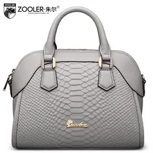 ZOOLER brand women bag 2016 new women genuine leather bag high quality luxury fashion serpentine women handbag messenger bag