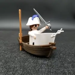 Playmobil парусник лодка для пирата фигурки героев модель куклы ролевые игры игрушка Building Block аксессуар распродажа X115