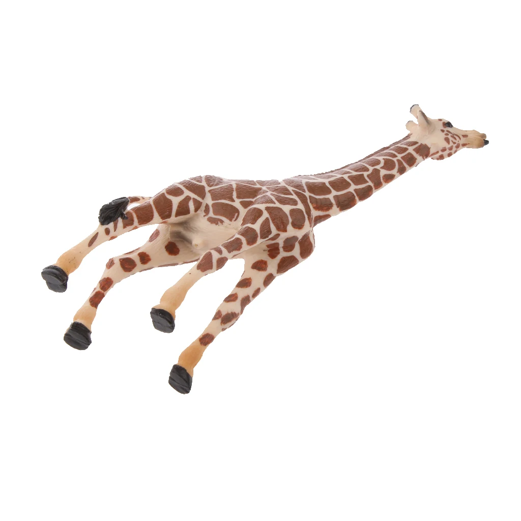 MagiDeal 1Pc Realistic Lion Giraffe Zebra Wildlife Zoo Animal Model Action Figure Kids Toy Collectibles Decoration Birthday Gift