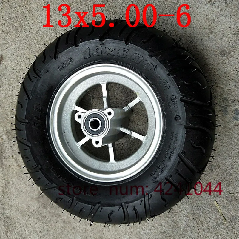 Good Quality 13x5 00 6 Tire Wheels 13x5 00 6 Tubeless Tyre With 6