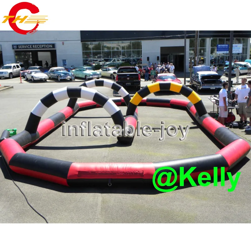 colorful inflatable air track for sale, durable inflatable race track