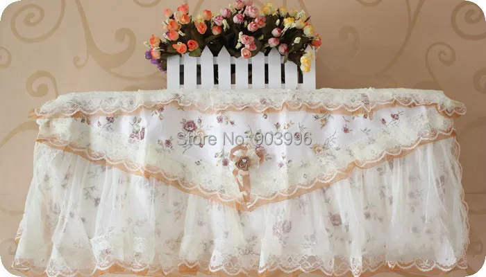 

Free shipping-Air conditioning air conditioning hook lace cloth dust cover, hanging air conditioning cover Dust