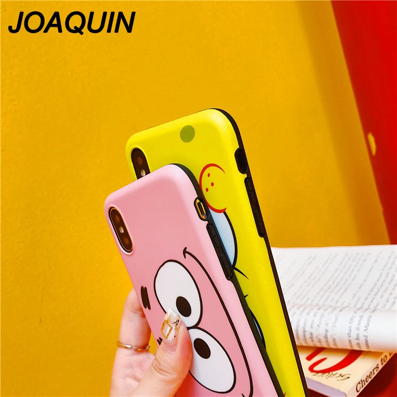 Cute Cartoon SpongeBob SquarePants Sponge Bob Phone Case for Apple iPhone XR XS Max X 8 7 6 6S Plus 10 Cover 8Plus Cases Cute Cartoon SpongeBob SquarePants Sponge Bob Phone Case for Apple iPhone XR XS Max X 8 7 6 6S Plus 10 Cover 8Plus Cases