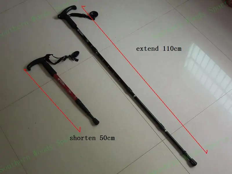 telescopic walking cane